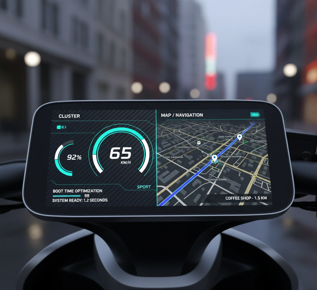 HMI Infotainment w/Cluster (Split Screen)