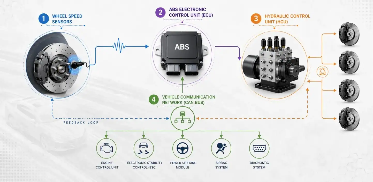 Anti Lock Braking System Architecture Overview