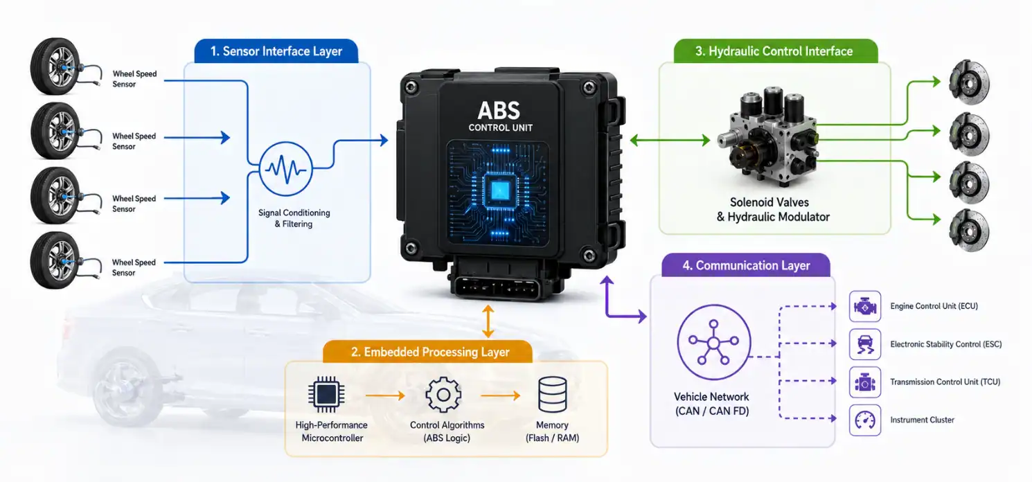 ABS Control Unit Architecture