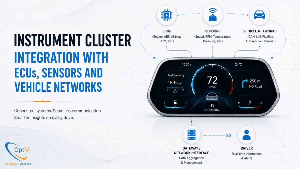 Instrument Cluster Integration with ECUs, Sensors and Vehicle Networks: The 2026 Engineering Guide
