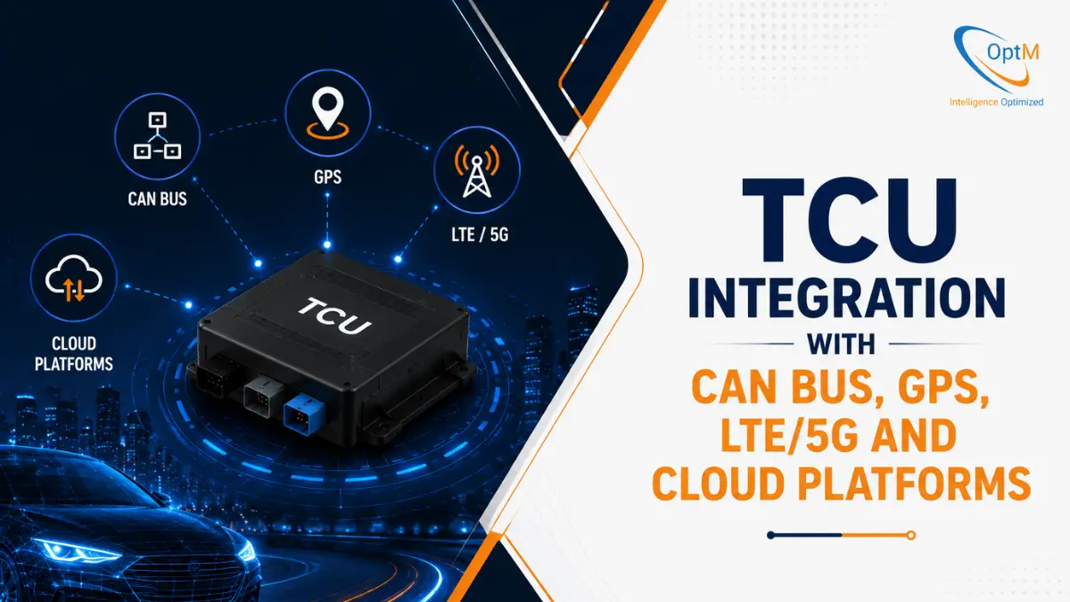 TCU Integration with CAN Bus, GPS, LTE/5G and Cloud PlatformsTCU Integration with CAN Bus, GPS, LTE/5G & Cloud Assets