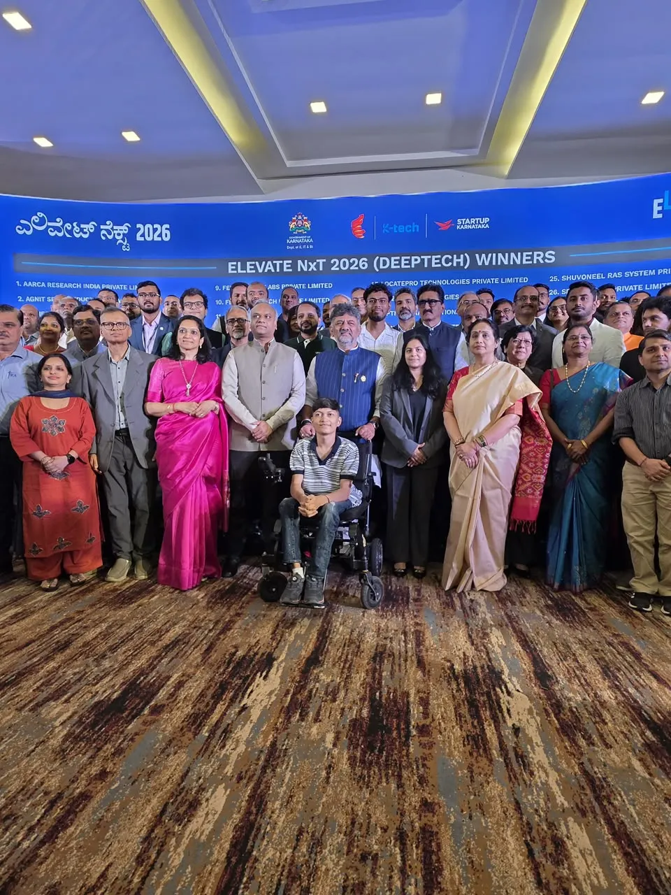 ELEVATE NxT 2026 DeepTech Winners Group Photo